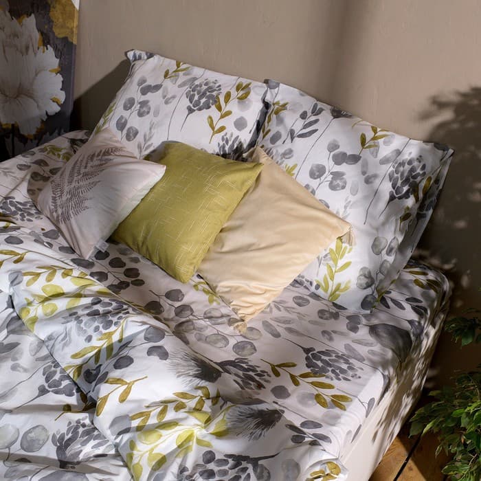 Постельное бельё 1.5-спальное «Этель» Flora and spring (вид 2), поплин
