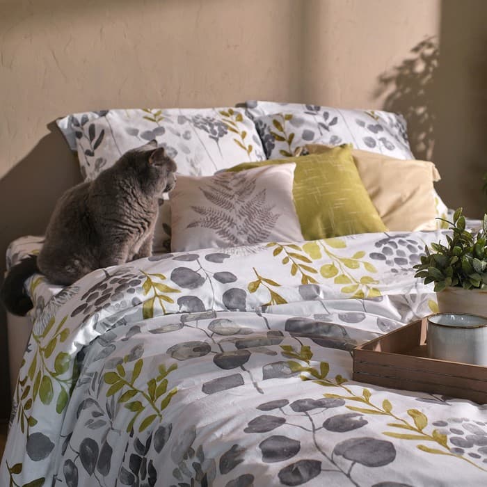 Постельное бельё 1.5-спальное «Этель» Flora and spring (вид 2), поплин