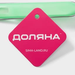 Сито для просеивания с ручкой Доляна «Хозяюшка», d=12 см, зелёное