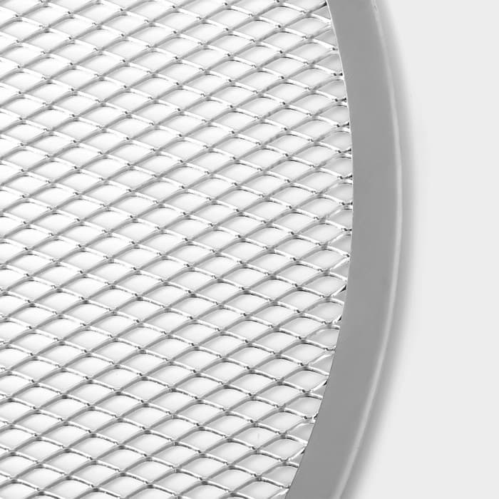 Форма для выпечки пиццы, d=38 см, алюминий, серебристая