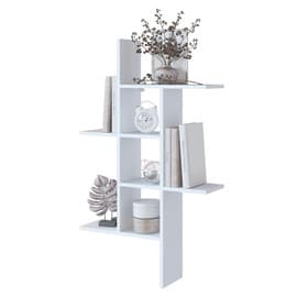 Полка настенная открытая, 1139×196×677 мм, цвет белый