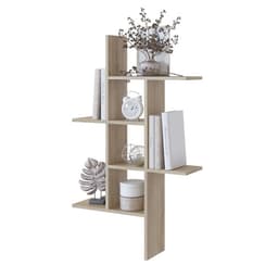 Полка настенная открытая, 1139×196×677 мм, цвет дуб сонома