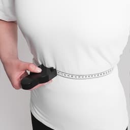 Рулетка для измерения объёмов тела портновская, 150 см (снаружи дюймы, внутри см), чёрная