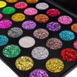 Палетка теней с блёстками, 35 цветов