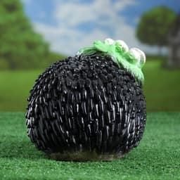 Садовая фигура из гипса «Ёжик с грибочками», 18×28×20 см