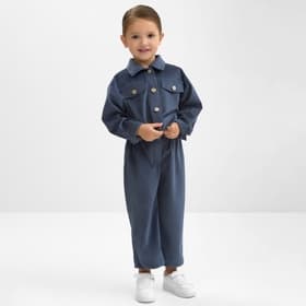 Костюм для девочки KAFTAN Velvet, размер 38 (146-152 см), синий