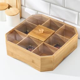 Органайзер для хранения Катунь, 9 секций, 30×30×10 см, бамбук