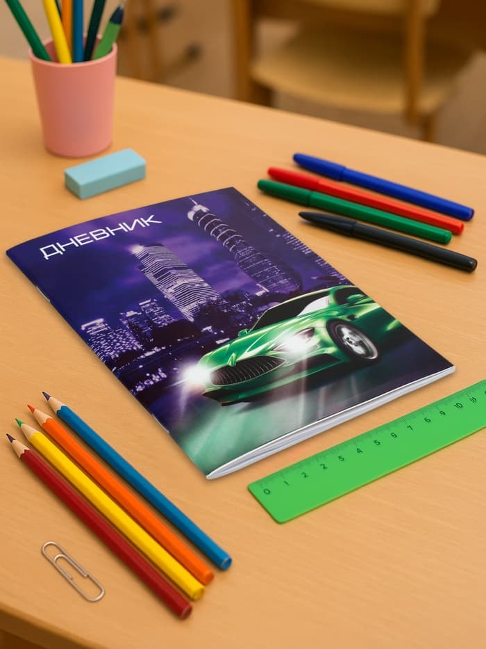 Дневник школьный для 1-11 классов, «Авто», мягкая обложка, 40 листов