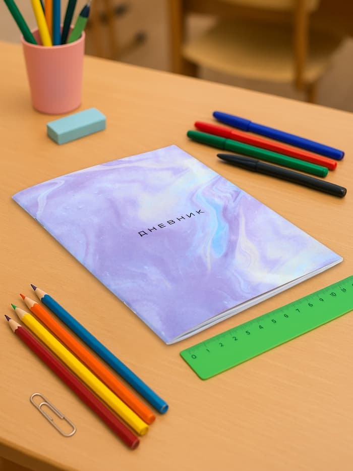 Дневник школьный для 1-11 классов, «Мрамор», мягкая обложка, 40 листов