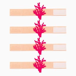 Набор декоративных колец Sea love - 4 шт., 100% п/э, фетр