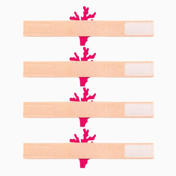 Набор декоративных колец Sea love - 4 шт., 100% п/э, фетр