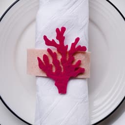 Набор декоративных колец Sea love - 4 шт., 100% п/э, фетр