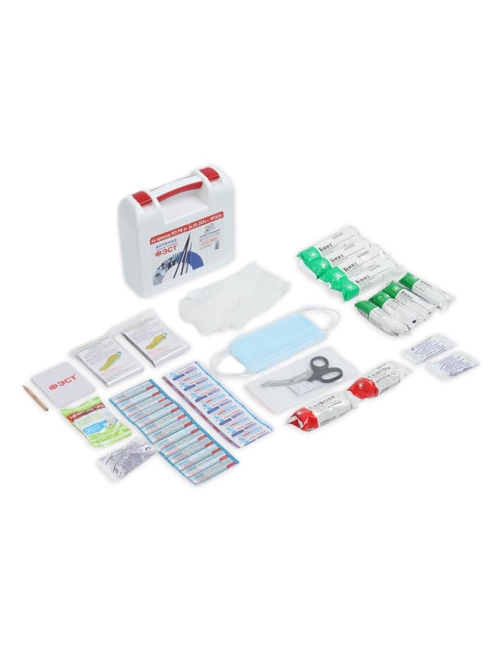 Автомобильная аптечка первой помощи «ФЭСТ», дорожная, перечень №2, красная