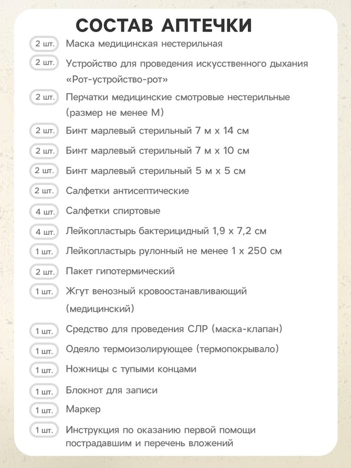 Аптечка для оказания первой помощи работникам ФЭСТ, сумка 0370/1, приказ а 262н