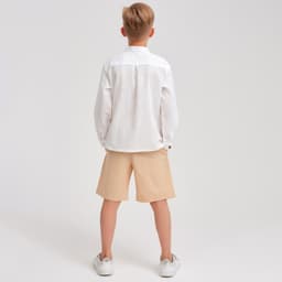 Шорты-бермуды детские MINAKU: Cotton collection цвет бежевый, рост 98