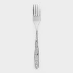 Вилка десертная «Уралочка», длина 17.5 см, толщина 2 мм, нержавеющая сталь, серебристая