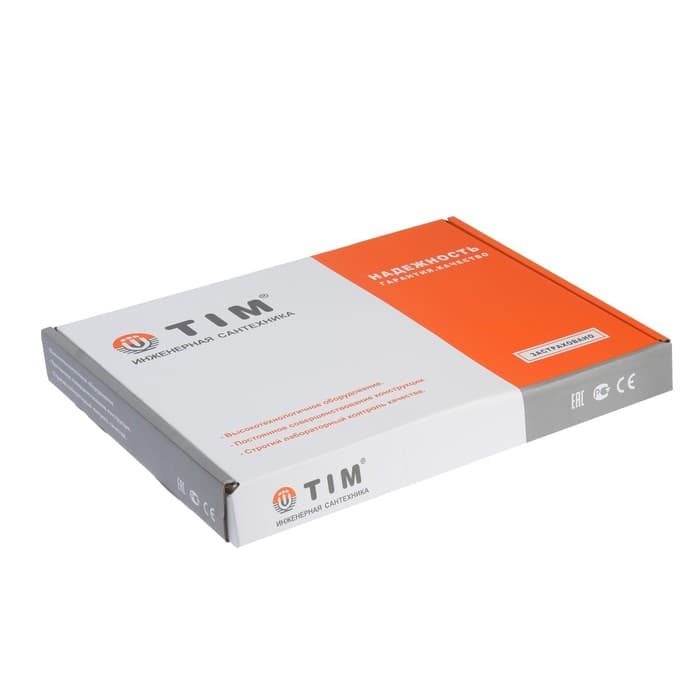 Коллекторная группа TIM KCS5007, 1" × 3/4", 7 выходов, без кранов, нержавеющая сталь