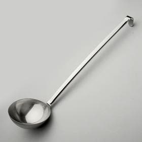 Половник «Кулинар», 250 мл, d=10.9 см, ручка 34.5 см, толщина 1.5 мм, нержавеющая сталь