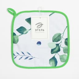 Прихватка «Доляна. Эвкалипт», 19×19 см, 100% хлопок, саржа 190 г/м²