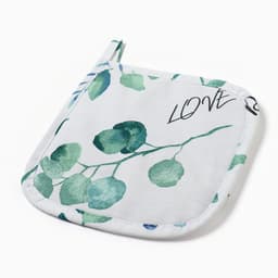 Прихватка «Доляна. Эвкалипт», 19×19 см, 100% хлопок, саржа 190 г/м²