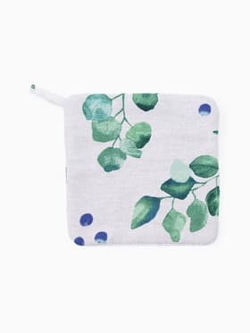 Прихватка «Доляна. Эвкалипт», 19×19 см, 100% хлопок, рогожка 164 г/м²