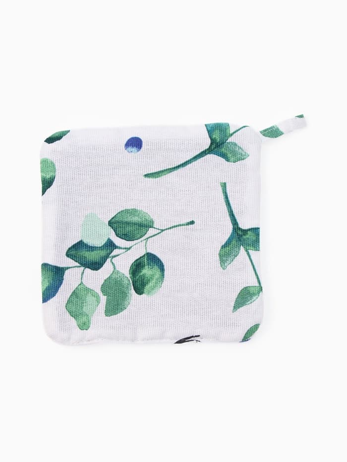 Прихватка «Доляна. Эвкалипт», 19×19 см, 100% хлопок, рогожка 164 г/м²