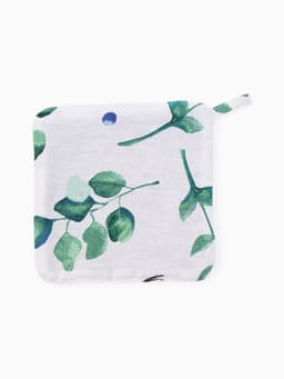 Прихватка «Доляна. Эвкалипт», 19×19 см, 100% хлопок, рогожка 164 г/м²