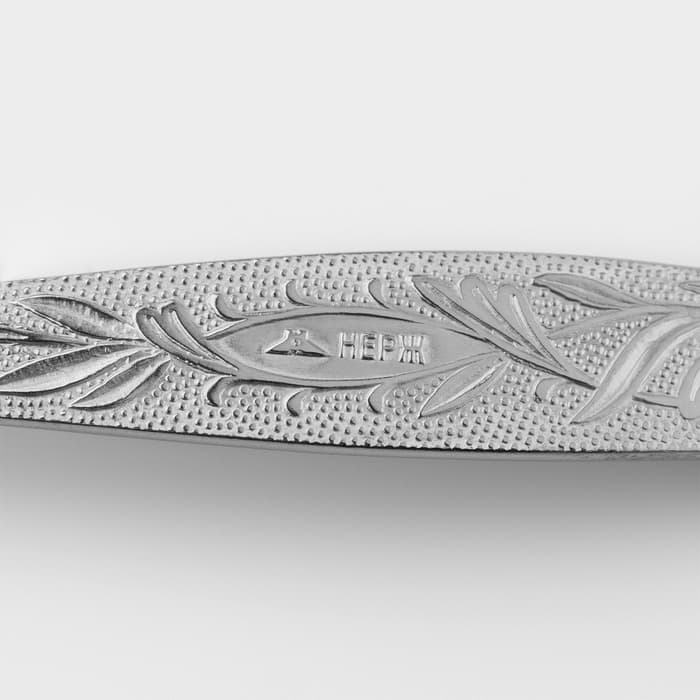 Ложка столовая «Уралочка», длина 19.5 см, толщина 2 мм, цвет серебряный