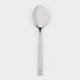 Ложка столовая «Аппетит», длина 19.5 см, толщина 2 мм, цвет серебряный