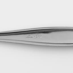 Ложка столовая «Силуэт», длина 20 см, толщина 1 мм, упрощённой обработки, цвет серебряный