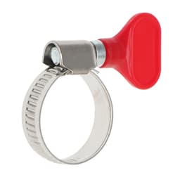 Хомут с «барашком» ZEIN engr, диаметр 16-27 мм, ширина 9 мм, нержавеющая сталь