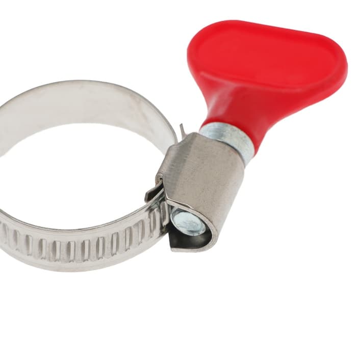 Хомут с «барашком» ZEIN engr, диаметр 16-27 мм, ширина 9 мм, нержавеющая сталь