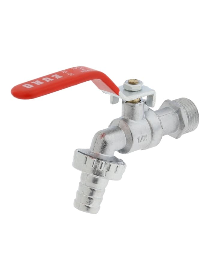 Кран водоразборный со штуцером ZEIN Engr, 1/2"