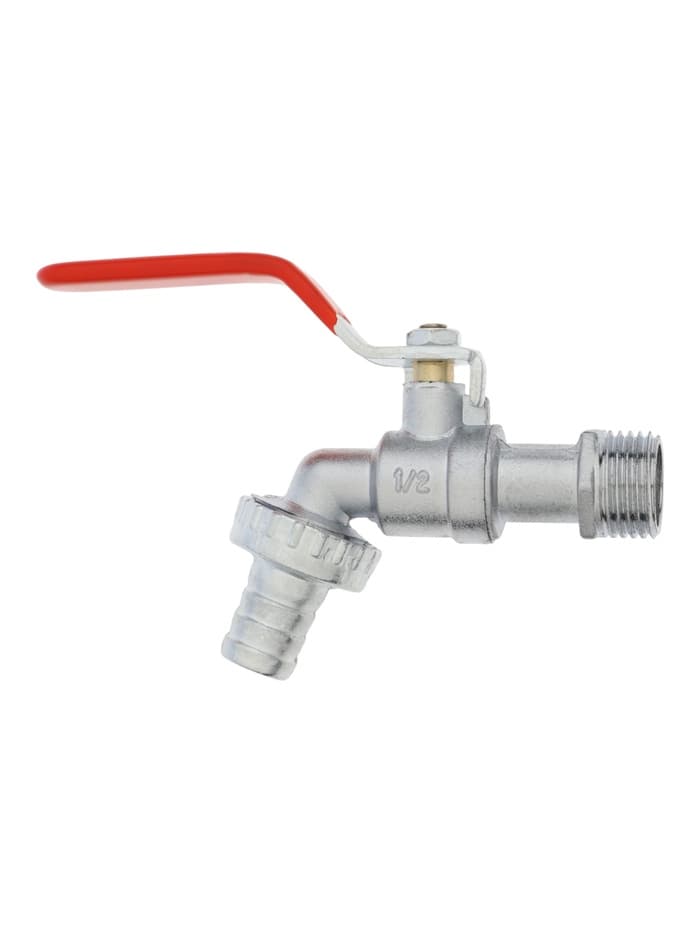 Кран водоразборный со штуцером ZEIN Engr, 1/2"