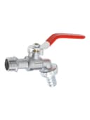 Кран водоразборный со штуцером ZEIN Engr, 1/2"