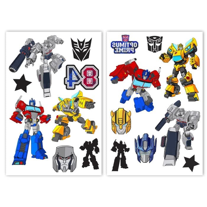 Переводные татуировки детские, светятся в темноте, Transformers