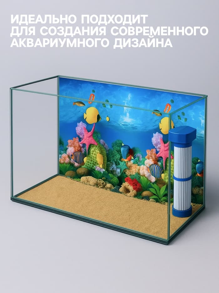 Фон для аквариума двухсторонний, 40×75 см