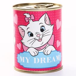 Копилка металлическая, 9.5 см × 7.5 см × 7.5 см «Мэри», Коты Аристократы