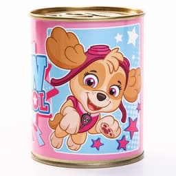 Копилка металлическая, 9.5 см × 7.5 см × 7.5 см «Скай», Щенячий патруль