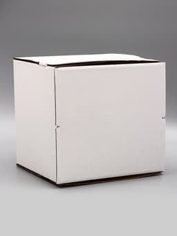 Коробка под торт с окном, белая, 30×30×30 см