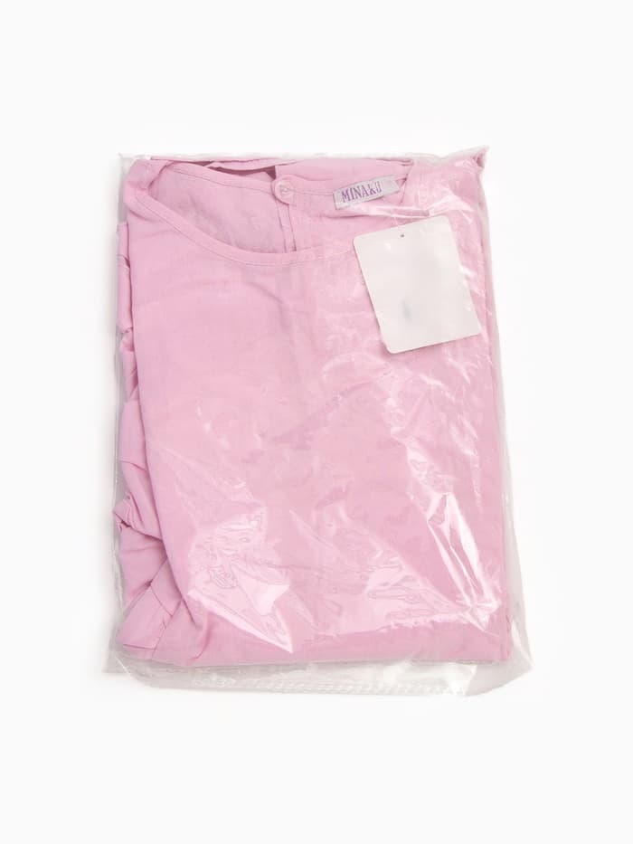 Блузка для девочки MINAKU: Cotton Collection, светло-сиреневая, рост 158 см