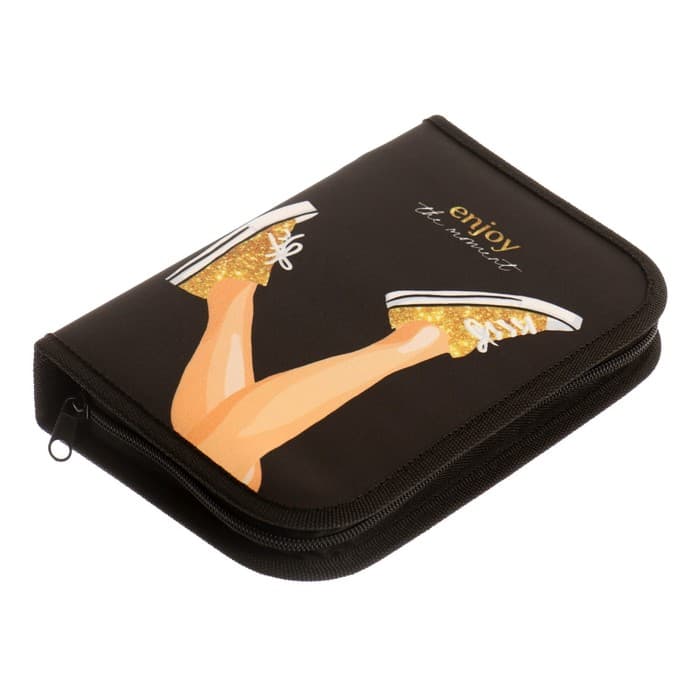 Пенал школьный, 3 секции, 14×21×4 см «Кеды»