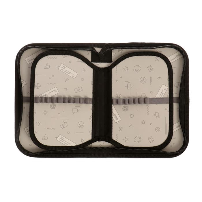 Пенал школьный, 3 секции, 14×21×4 см «Кеды»