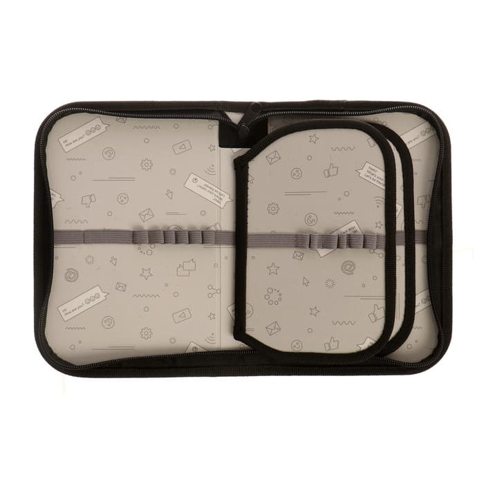 Пенал школьный, 3 секции, 14×21×4 см «Кеды»