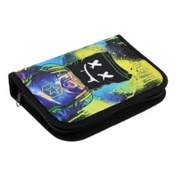 Пенал школьный, 3 секции, 14×21×4 см «Маска»