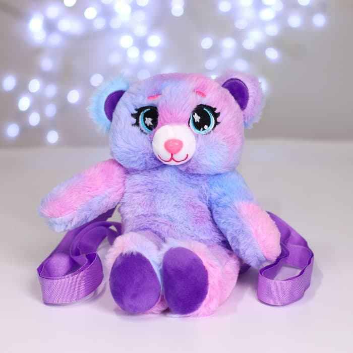 Рюкзак-игрушка детская для девочки «Мишка», 25×10 см