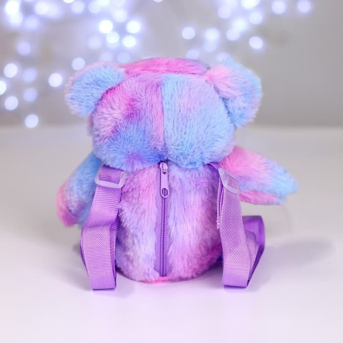 Рюкзак-игрушка детская для девочки «Мишка», 25×10 см