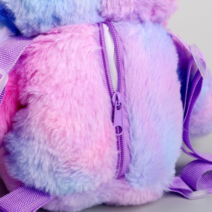 Рюкзак-игрушка детская для девочки «Мишка», 25×10 см