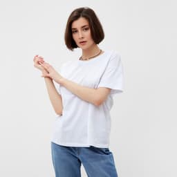 Футболка женская MINAKU Abstraction, белая, размер 50