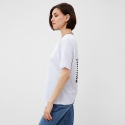 Футболка женская MINAKU Abstraction, белая, размер 50